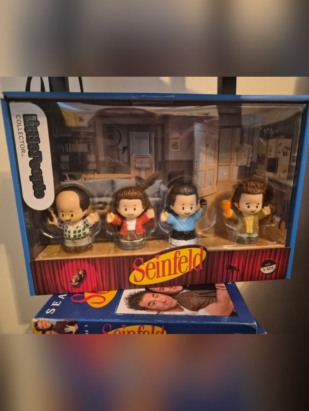Fisher-Price Seinfeld Little People Figure Set - Blue, Red, Yellow, Green